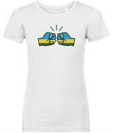We Run Tings, Rwanda, Women's, Organic Ring Spun Cotton, Contemporary Shaped Fit T-Shirt