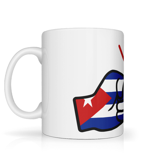 We Run Tings, Cuba, Tea, Coffee Ceramic Mug, Cup, White, 11oz