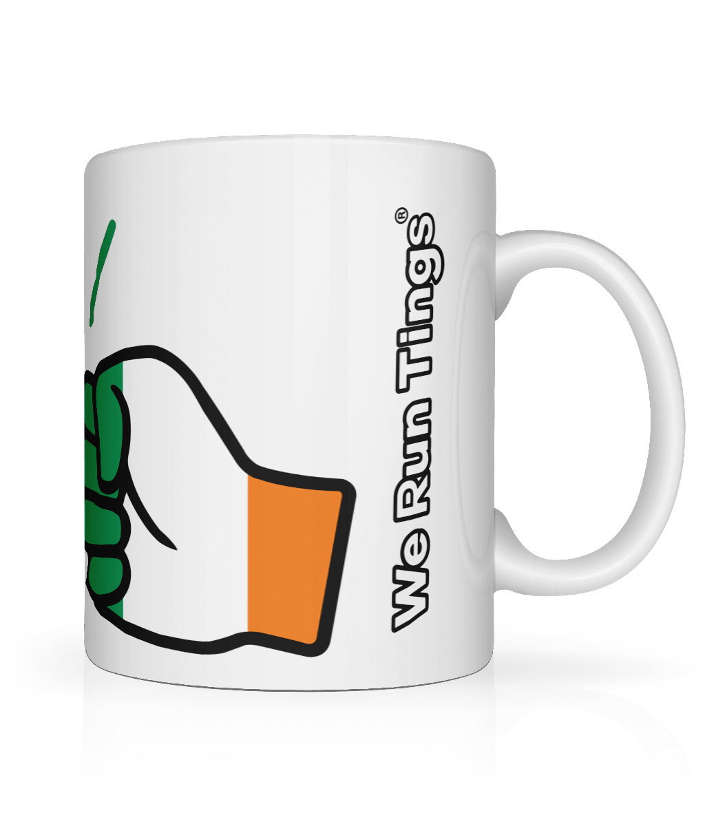 We Run Tings, Cote d’Ivoire/Ivory Coast, Tea, Coffee Ceramic Mug, Cup, White, 11oz