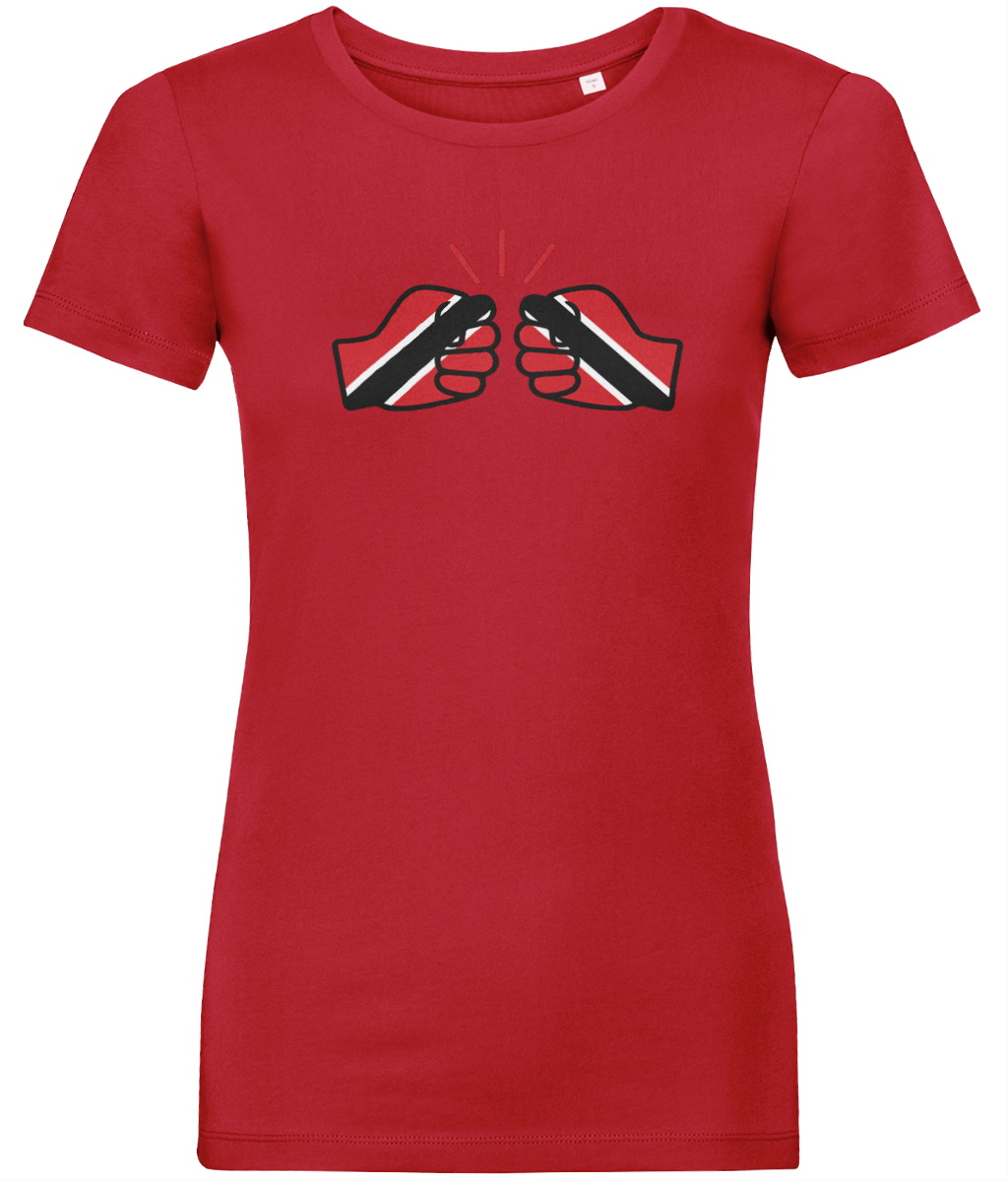 We Run Tings, Trinidad & Tobago, Women's, Organic Ring Spun Cotton, Contemporary Shaped Fit T-Shirt