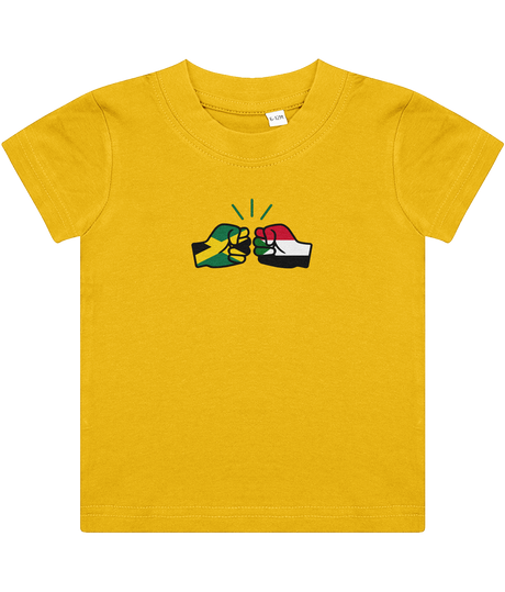 We Run Tings, Jamaica & Sudan, Dual Parentage, Baby/Toddler, Cotton T-Shirt