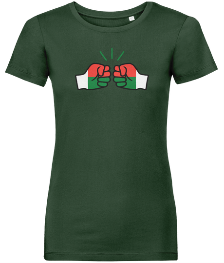 We Run Tings, Madagascar, Women's, Organic Ring Spun Cotton, Contemporary Shaped Fit T-Shirt