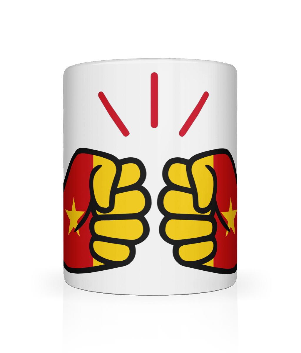 We Run Tings, Cameroon, Tea, Coffee Ceramic Mug, Cup, White, 11oz