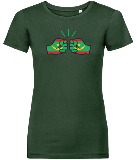 We Run Tings, Mauritania, Women's, Organic Ring Spun Cotton, Contemporary Shaped Fit T-Shirt