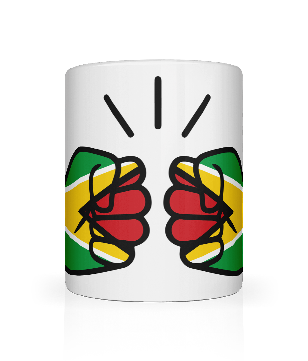 We Run Tings, Guyana, Tea, Coffee Ceramic Mug, Cup, White, 11oz