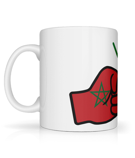 We Run Tings, Morocco, Tea, Coffee Ceramic Mug, Cup, White, 11oz