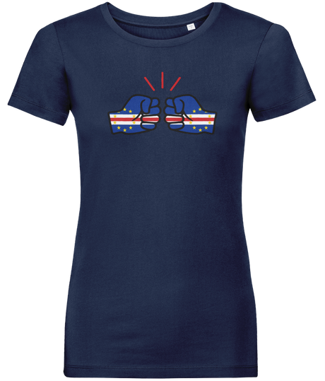 We Run Tings, Cape Verde, Women's, Organic Ring Spun Cotton, Contemporary Shaped Fit T-Shirt