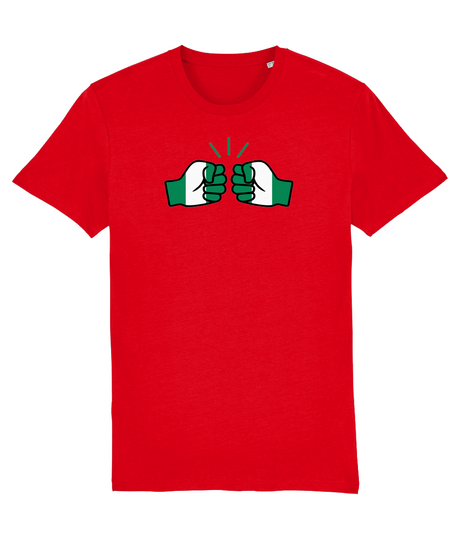 We Run Tings, Nigeria, Mens, Organic Ring Spun Cotton T-Shirt, Outline