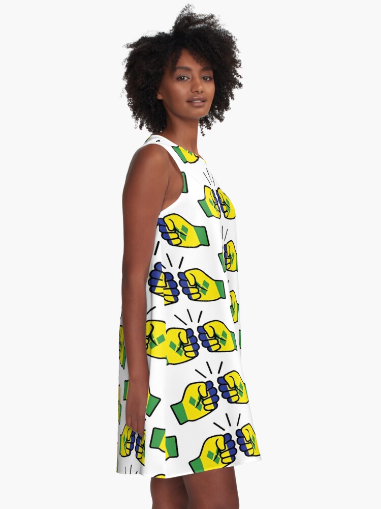 We Run Tings, St. Vincent, A-Line Dress