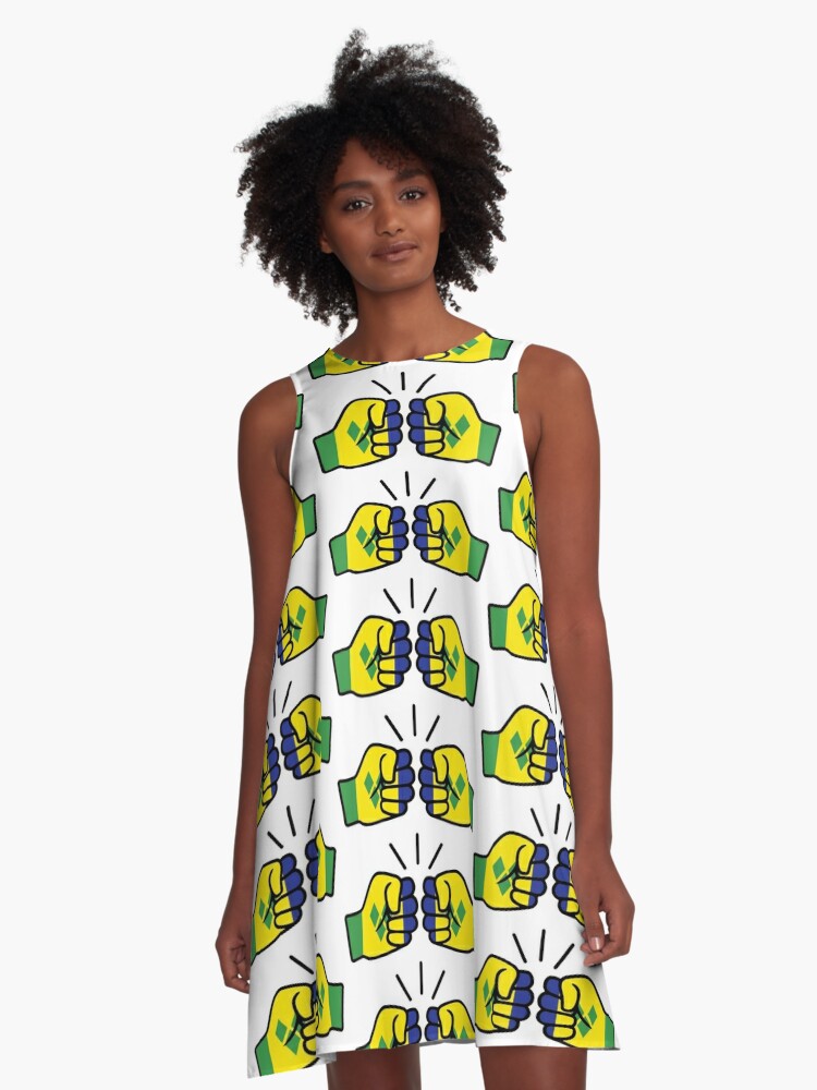 We Run Tings, St. Vincent, A-Line Dress