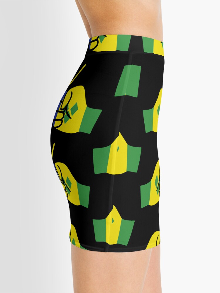 We Run Tings, St.Vincent, Black, Mini Skirt