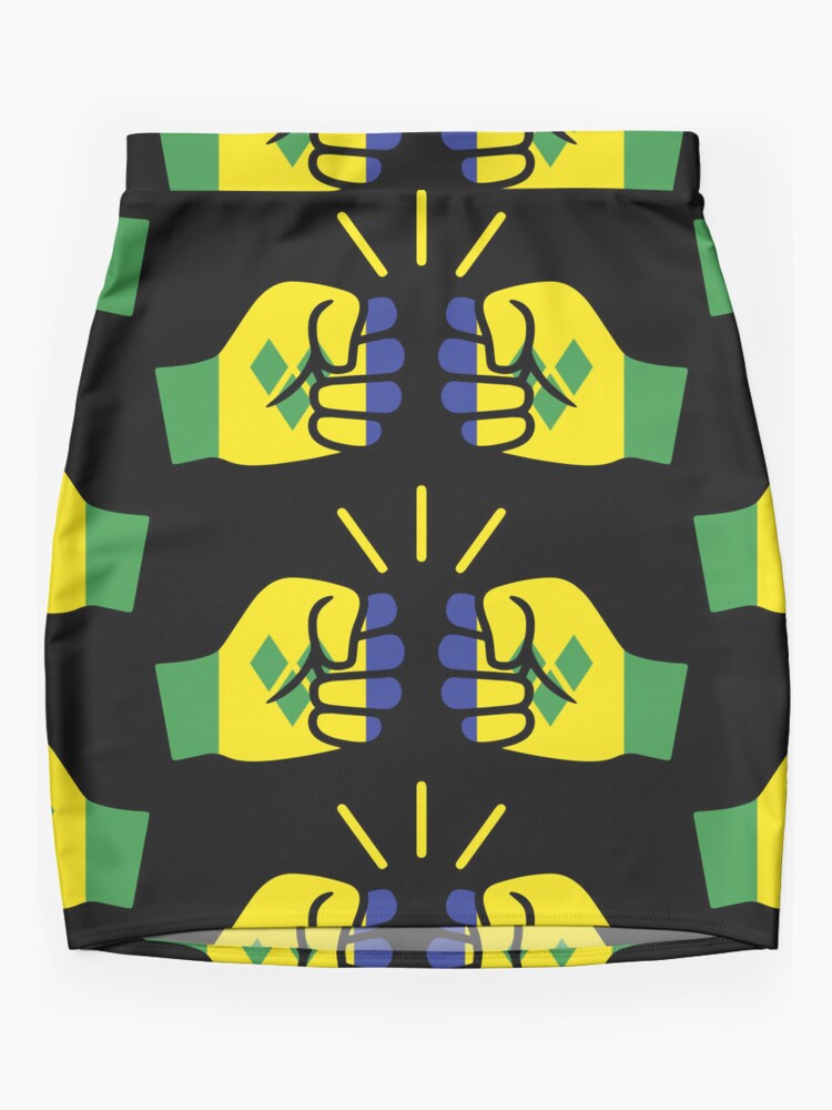 We Run Tings, St.Vincent, Black, Mini Skirt