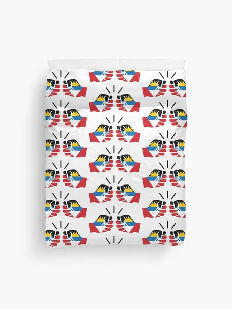 We Run Tings, Antigua and Barbuda, Duvet Cover, Pillowcases Not Included