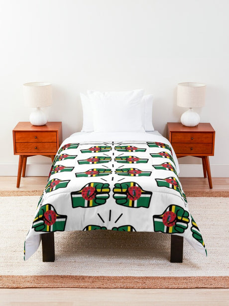 We Run Tings, Dominica, Comforter, Pillowcase Not Included