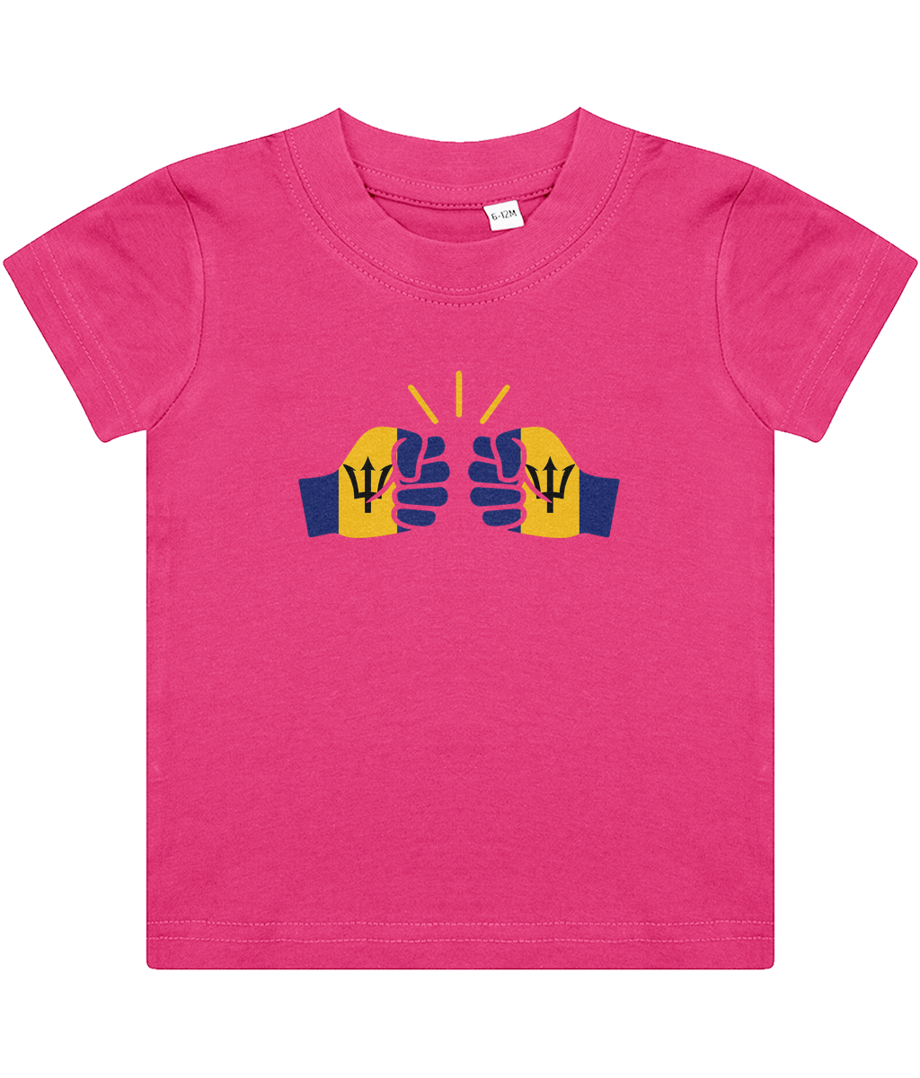 We Run Tings, Barbados, Baby/Toddler Cotton T-Shirt, Various Colours