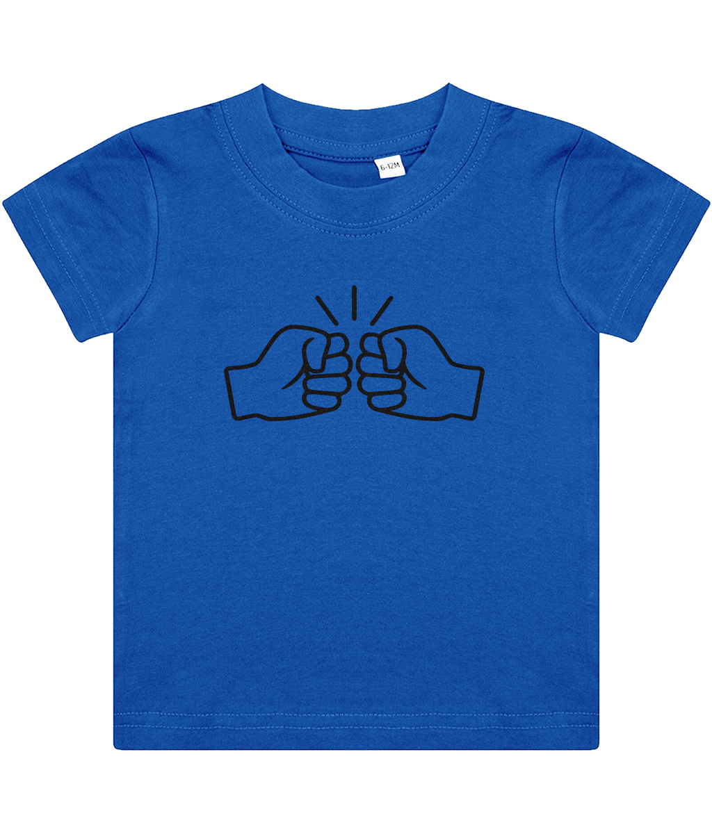 We Run Tings, Original, Baby/Toddler Cotton T-Shirt, Black Logo, Various Colours