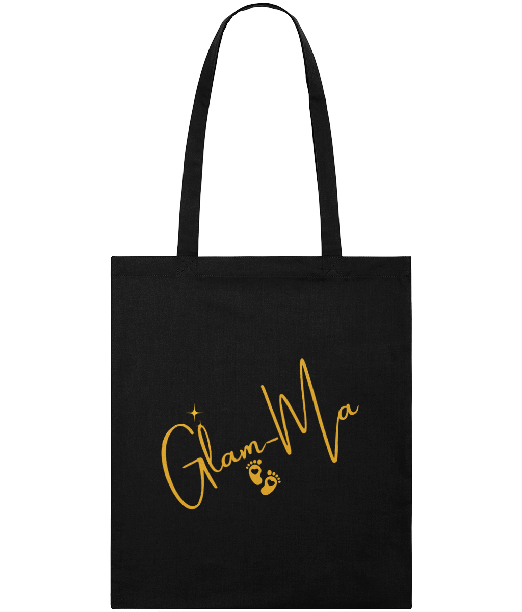Glam-Ma, Shopping Tote Bag, Organic Cotton, Open Top, 42 x 38cm