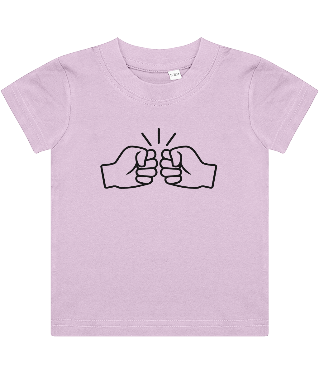 We Run Tings, Original, Baby/Toddler Cotton T-Shirt, Black Logo, Various Colours