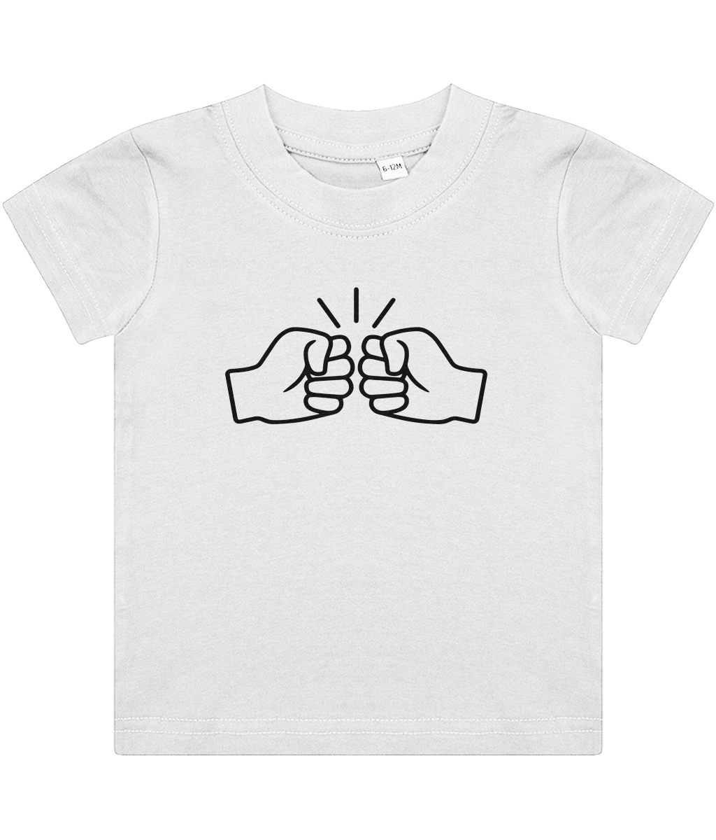 We Run Tings, Original, Baby/Toddler Cotton T-Shirt, Black Logo, Various Colours