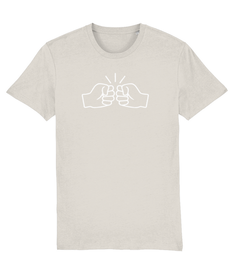 We Run Tings, Original, Organic Ring Spun Cotton T-Shirt, White Centre Logo