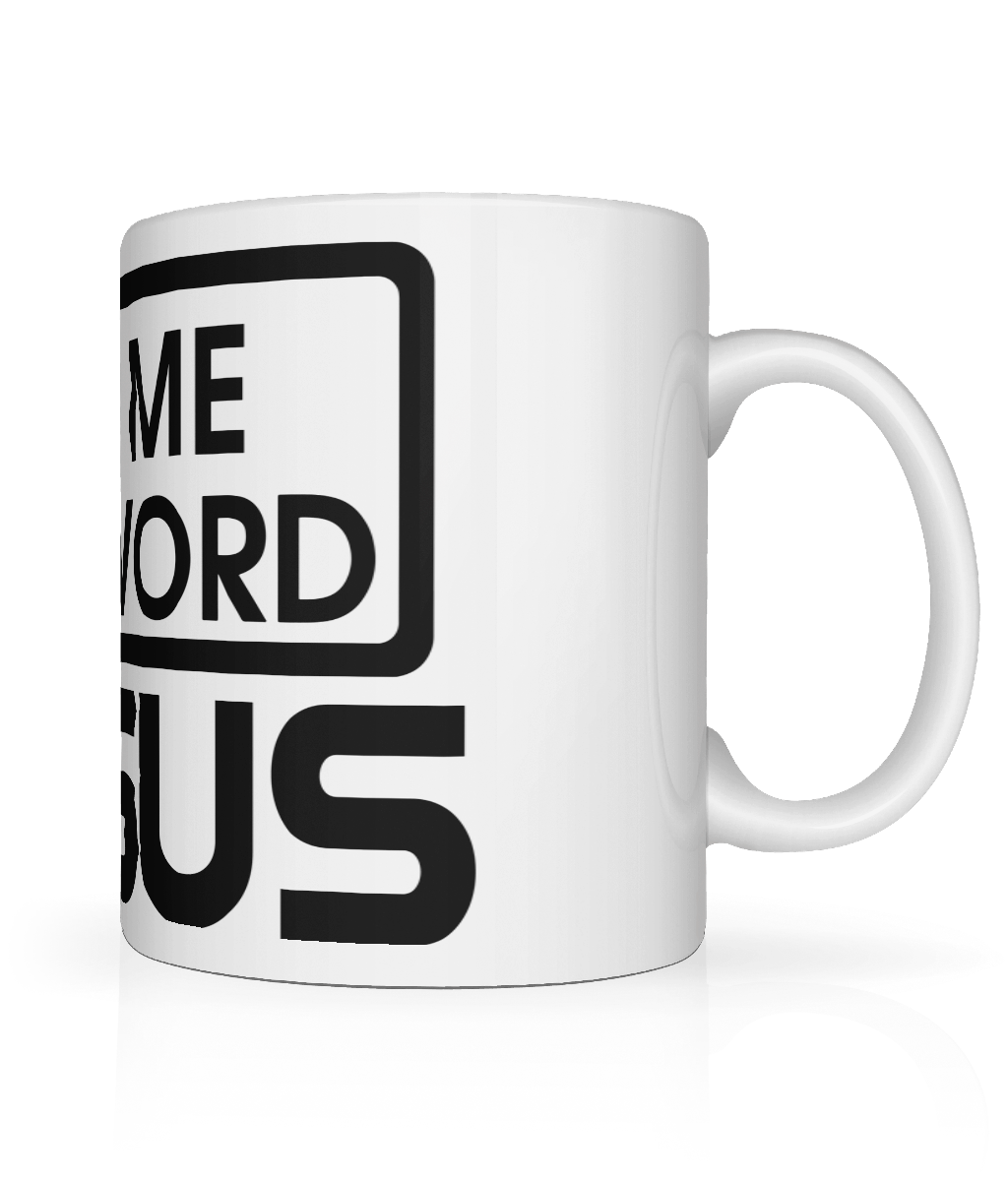 Call Me The N Word Negus Black Logo Mug