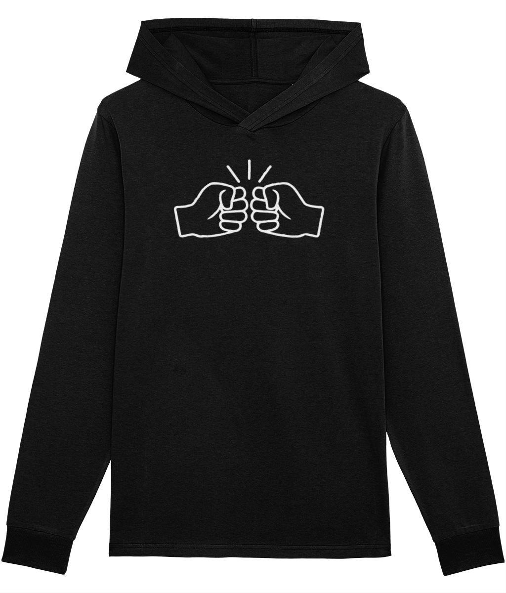 We Run Tings, White Original, Unisex, Organic Ring-Spun Combed Cotton Hoodie