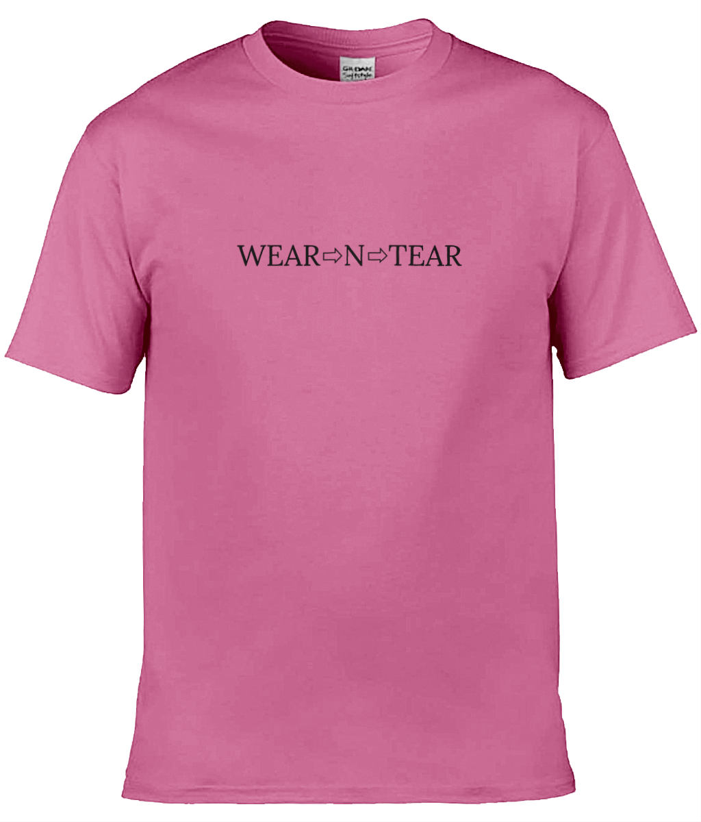 Wear N Tear Basic Cotton Men's T-Shirt, Various Colours