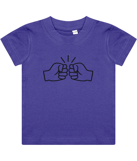 We Run Tings, Original, Baby/Toddler Cotton T-Shirt, Black Logo, Various Colours