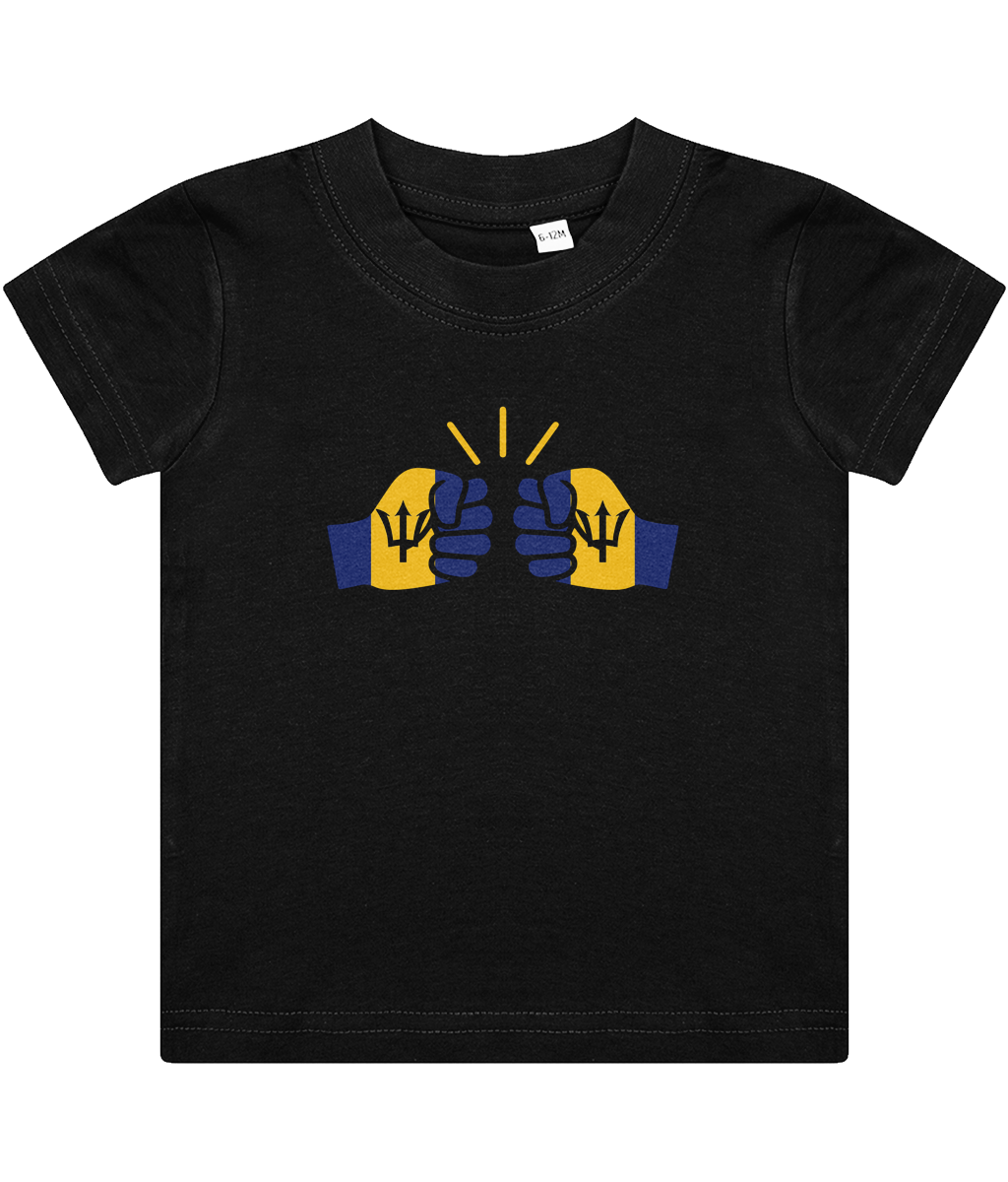 We Run Tings, Barbados, Baby/Toddler Cotton T-Shirt, Various Colours