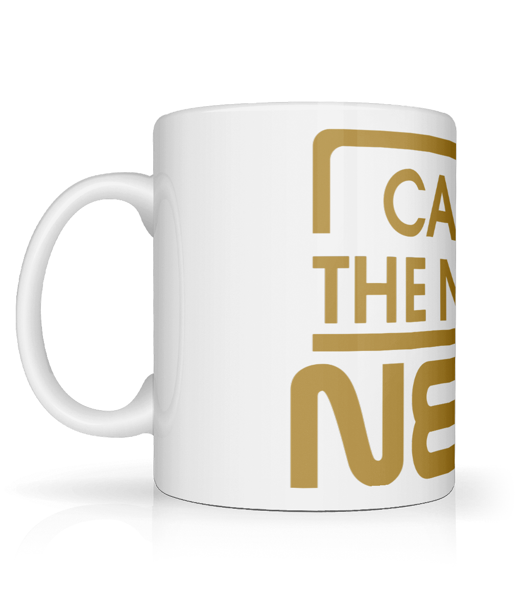 Call Me The N Word Negus Gold Logo Mug