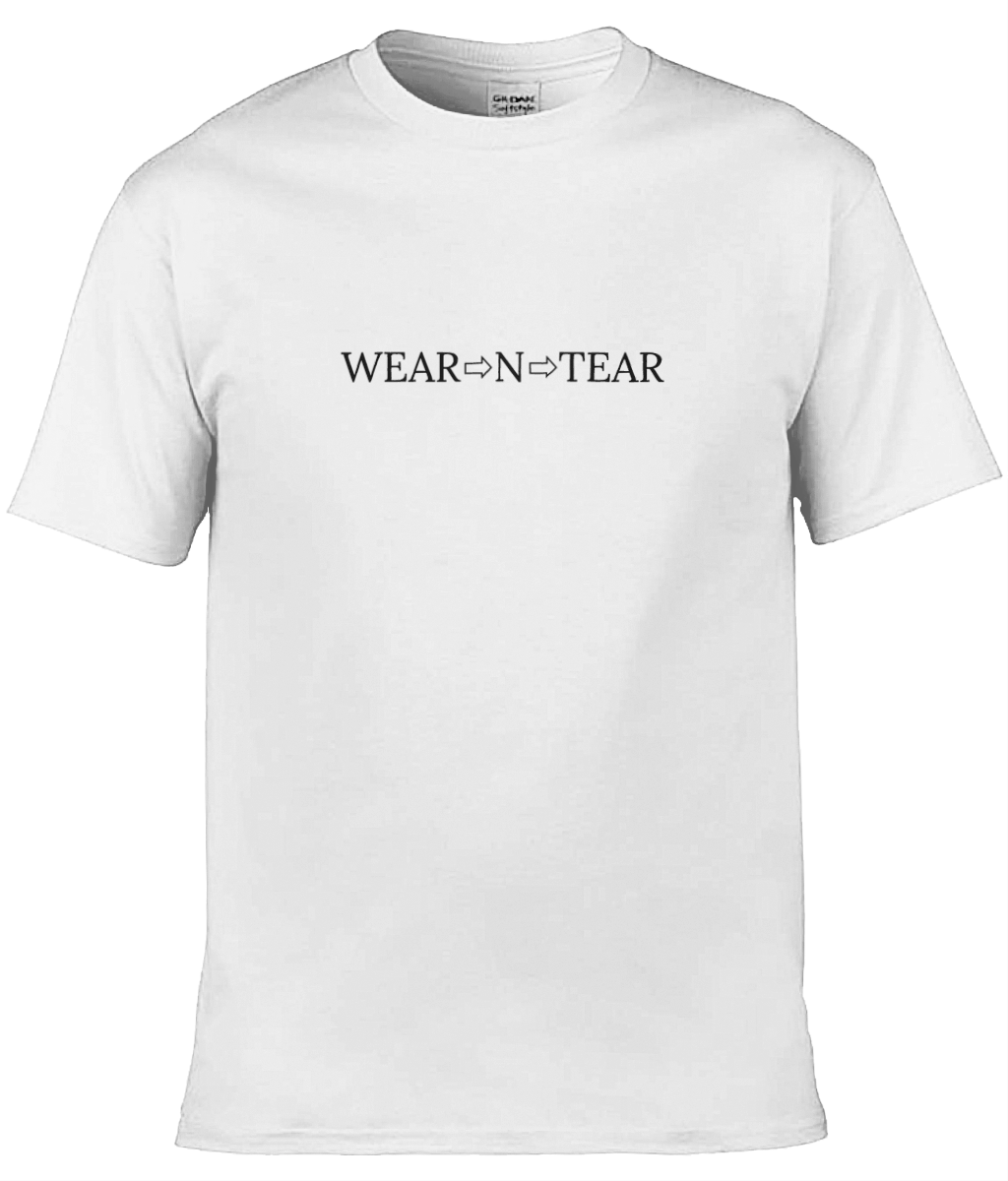 Wear N Tear Basic Cotton Men's T-Shirt, Various Colours