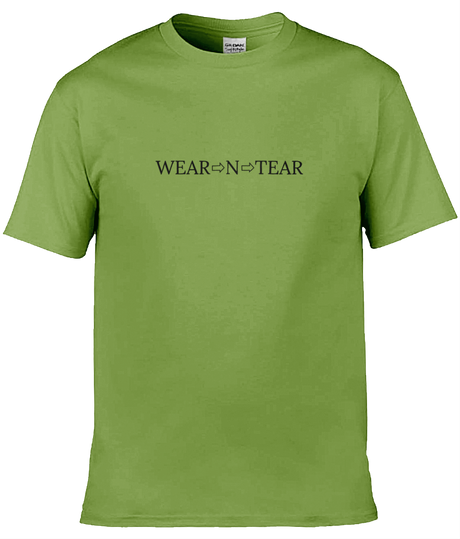 Wear N Tear Basic Cotton Men's T-Shirt, Various Colours