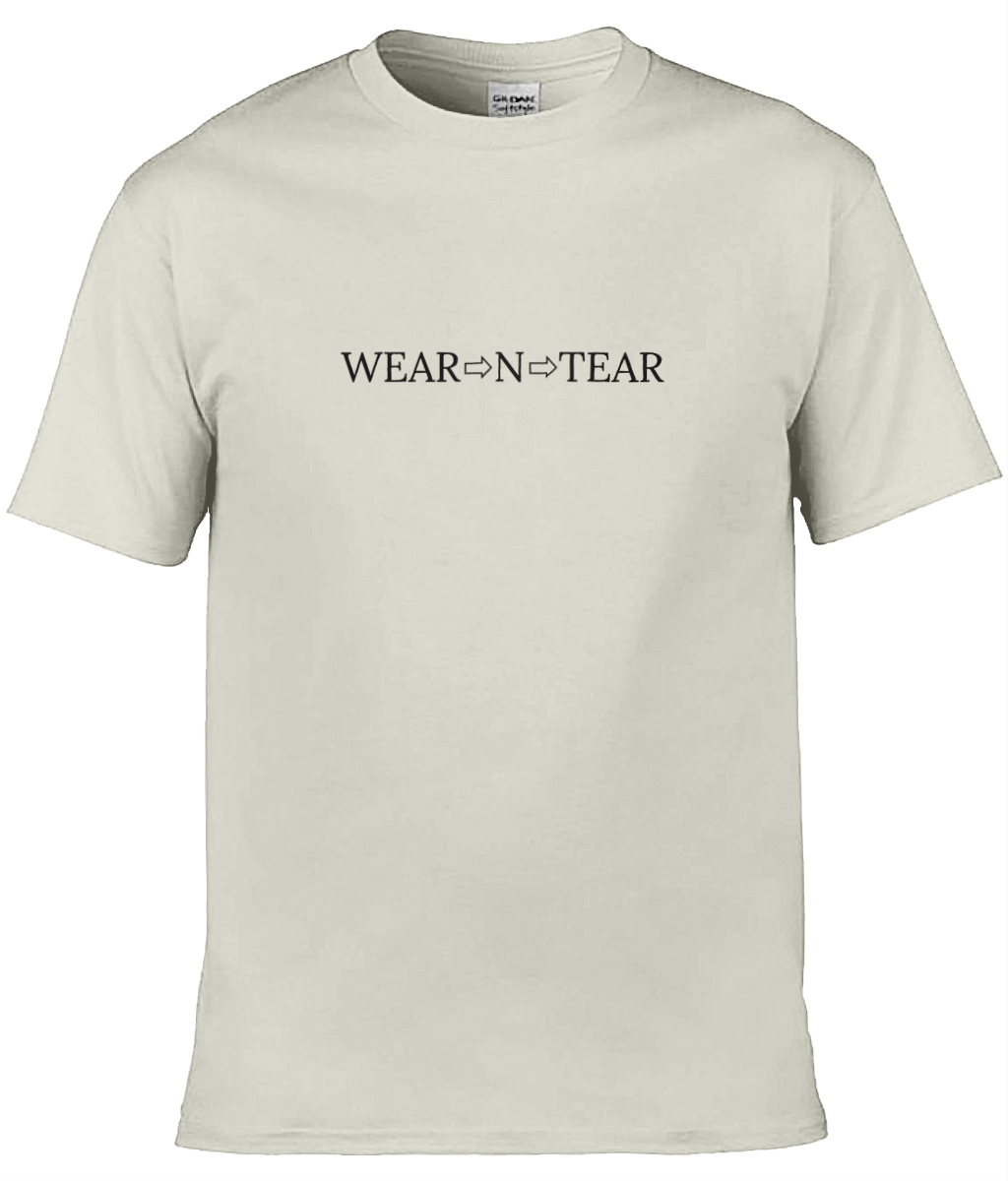 Wear N Tear Basic Cotton Men's T-Shirt, Various Colours