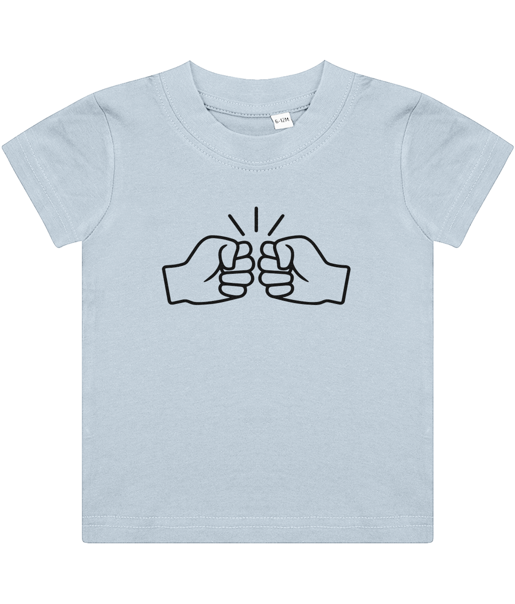 We Run Tings, Original, Baby/Toddler Cotton T-Shirt, Black Logo, Various Colours