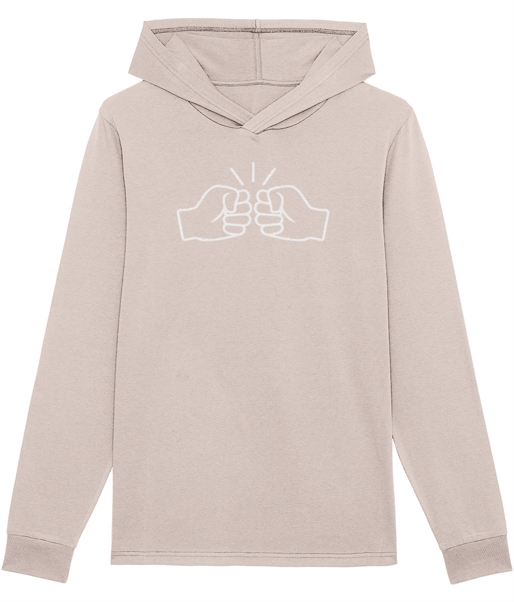 We Run Tings, White Original, Unisex, Organic Ring-Spun Combed Cotton Hoodie