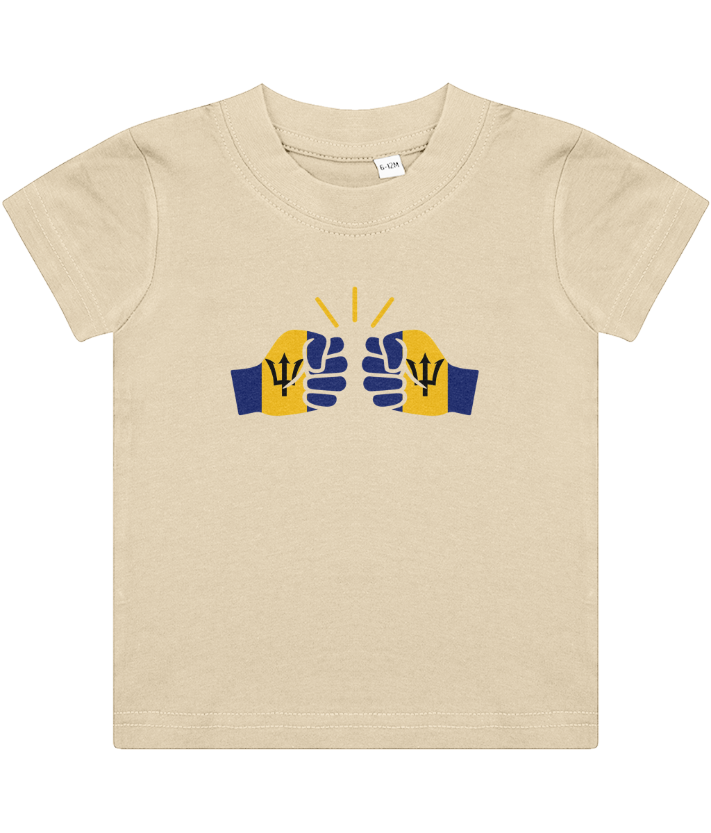 We Run Tings, Barbados, Baby/Toddler Cotton T-Shirt, Various Colours