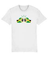 We Run Tings, Jamaica, Organic Ring Spun Cotton T-Shirt, GRN