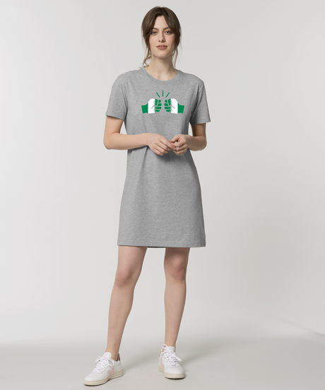 We Run Tings, Nigeria, Organic Cotton T-Shirt Dress
