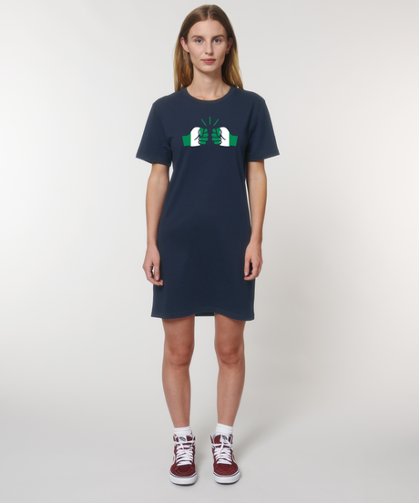 We Run Tings, Nigeria, Organic Cotton T-Shirt Dress