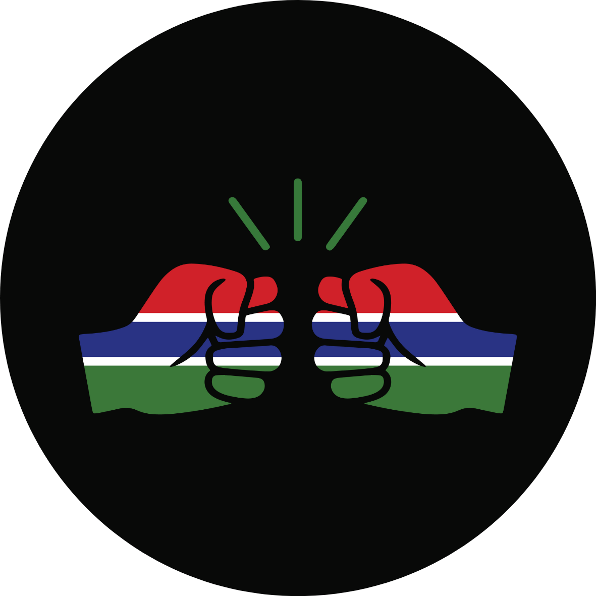 We Run Tings, Gambia, Flat Round Wood Disc Earrings, 6.5cm