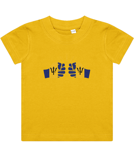 We Run Tings, Barbados, Baby/Toddler Cotton T-Shirt, Various Colours