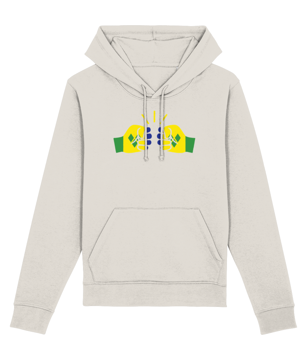 We Run Tings, St. Vincent, Organic Ring-Spun Combed Cotton Hoodie, Various Colours