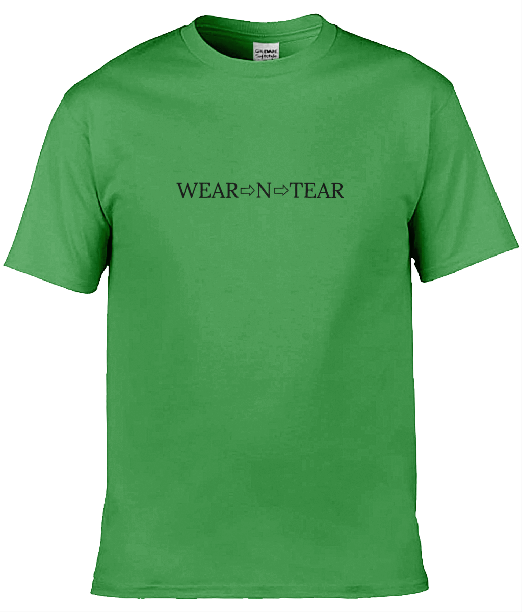 Wear N Tear Basic Cotton Men's T-Shirt, Various Colours