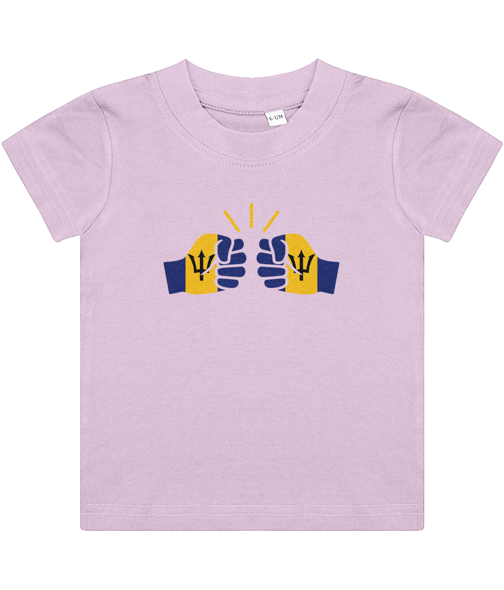 We Run Tings, Barbados, Baby/Toddler Cotton T-Shirt, Various Colours