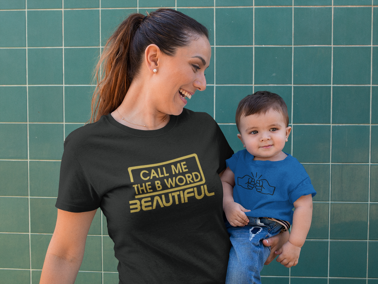 We Run Tings, Original, Baby/Toddler Cotton T-Shirt, Black Logo, Various Colours