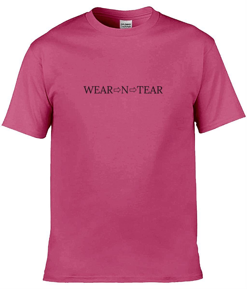 Wear N Tear Basic Cotton Men's T-Shirt, Various Colours