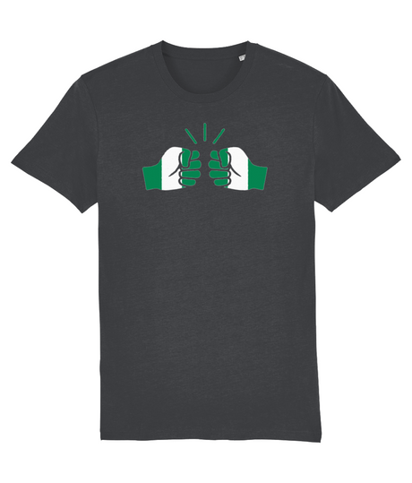 We Run Tings, Nigeria, Organic Ring Spun Cotton T-Shirt, Centre Logo