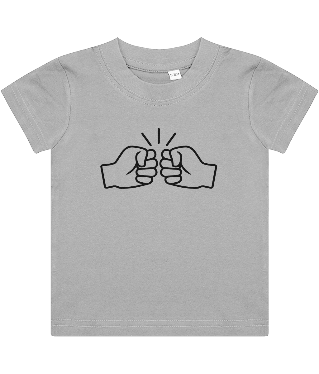 We Run Tings, Original, Baby/Toddler Cotton T-Shirt, Black Logo, Various Colours