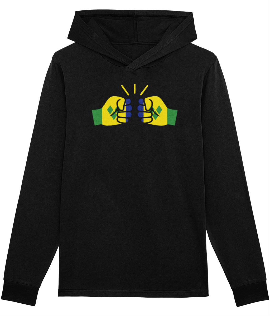 We Run Tings, St Vincent, Unisex, Organic Ring-Spun Combed Cotton Hoodie