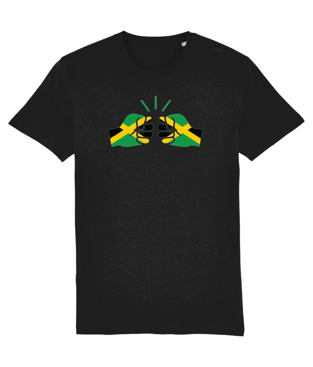 We Run Tings, Jamaica, Organic Ring Spun Cotton T-Shirt, GRN